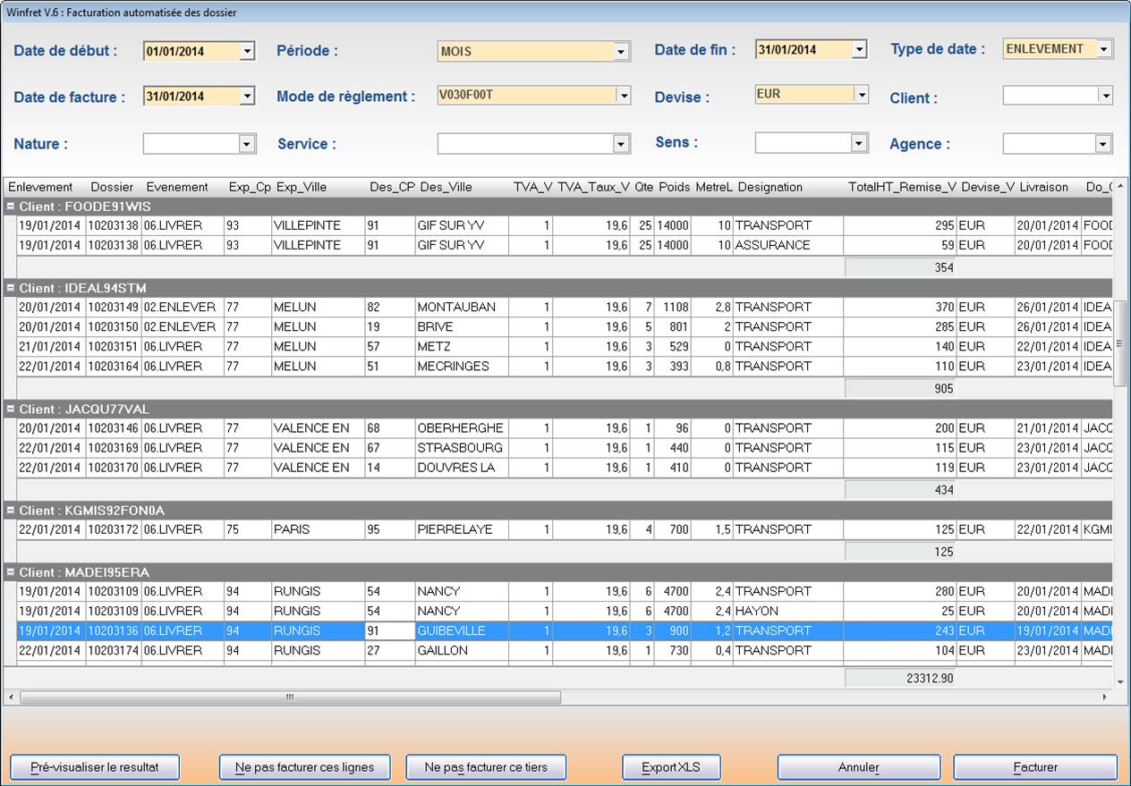 Logiciel de facturation pour les transporteurs